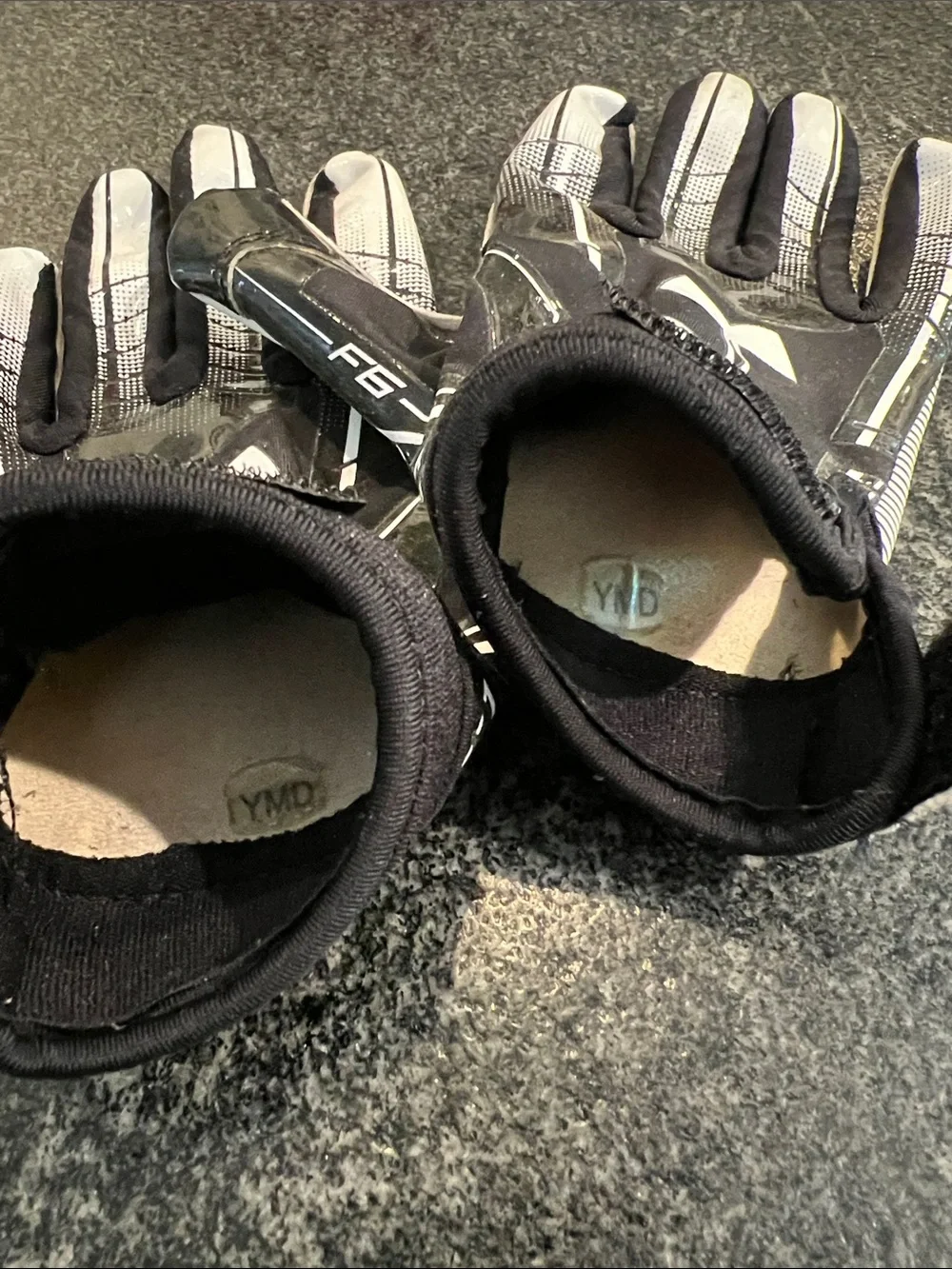 Under Armour football gloves